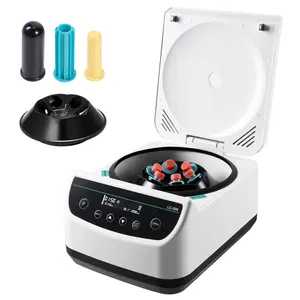 Benchtop Laboratory Centrifuge Machine For Microcentrifuge Tubes 2/5/10/15/50 mL Capacity, Includes 1 Rotor And Digital Timer, Speed 500-4000 RPM, Low Noise Operation, Durable Stainless Steel Housing, Easy Setup And Operation