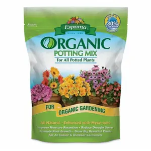 Espoma 8QT Organic Potting Soil - Plant Rooting Mixture, Myco-Tone Fungi-Infused Rooting Substrate for Enhanced Plant Growth
