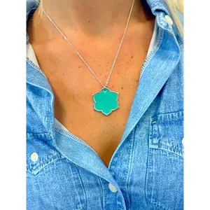 Magnolia Turquoise Pendant Necklace