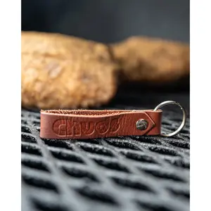 Smoked Leather Chuds Keychain