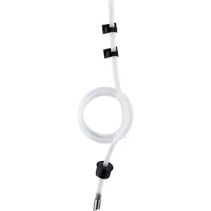 Kitchen Sink Soap Dispenser Extension Tube Kit with Check Valve, Under-Sink & Countertop Filtration, Bottle Washer for Hose Extender