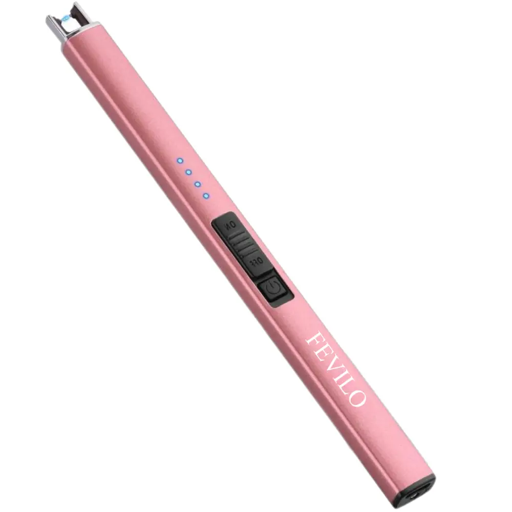 Electric Arc Windproof Lighter, Economical Portable Rechargeable USB Candle Lighters for Camping Kitchen BBQ Daily Use