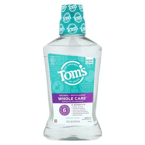 Tom's of Maine Whole Care®, Anticavity Mouthwash, Fresh Mint, 16 fl oz (473 ml)