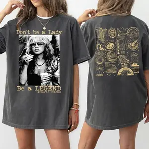 Stevie Nicks Shirt: Don't Be A Lady Be A Legend - Unisex Cotton Tee, Comfort Colors® Stevie Nicks Sweatshirt, Stevie Nicks Retro Hoodie