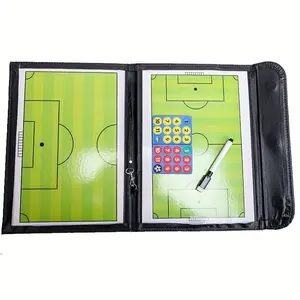 Foldable Football Tactical Board, 3-fold Football Tactical Board, Sports Equipment for Football, Soccer