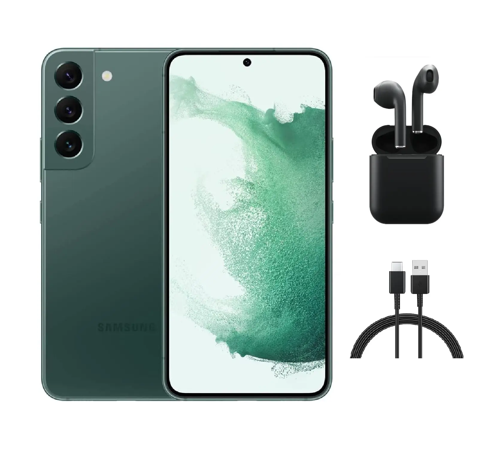 Refurbished Samsung Galaxy S22 Plus 5G S906U (Unlocked) - Excellent Condition with Wireless Earbuds & 1 Year Warranty