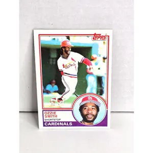 Ozzie Smith Cardinals Baseball Card 1983 Topps No. 540