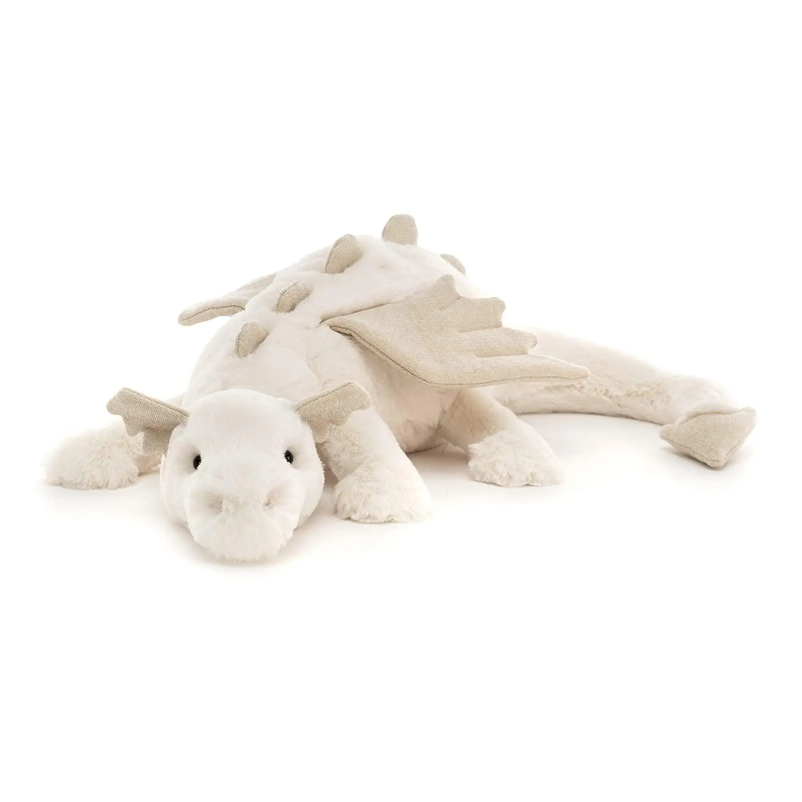 Jellycat Snow Dragon Stuffed Animal, Large 19.5 inches - Mythical Plush Toy - Classic Children's Gift Jellycat Snow Dragon Stuffed Animal, Large 19.5 inches - Mythical Plush Toy - Classic Children's Gift