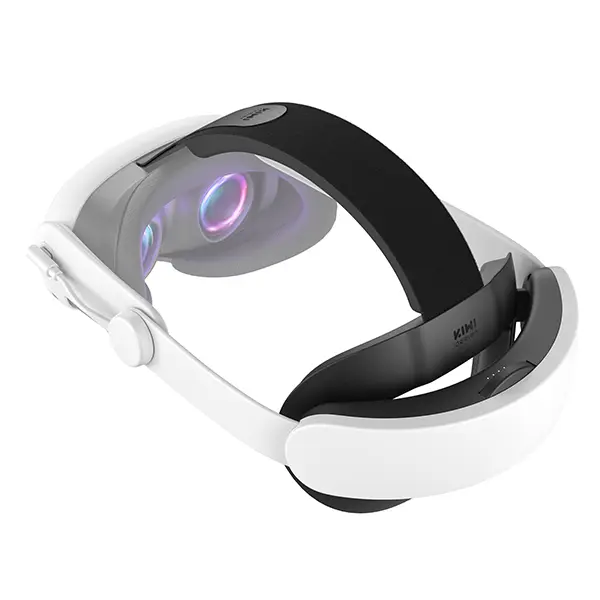 KIWI design K4 Boost Battery Head Strap for Meta Oculus Quest 3/3S, Adjustable VR Headband Accessories with Dual Charge, Extend Playtime & Reduce Facial Stress for Kids and Adults hardware rechargeable summerwins,
