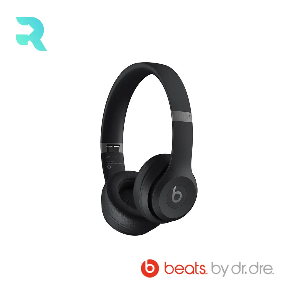 Beats Solo 4 Bluetooth Wireless On-Ear Headphones Matte Black Excellent Condition MUW23LL/A
