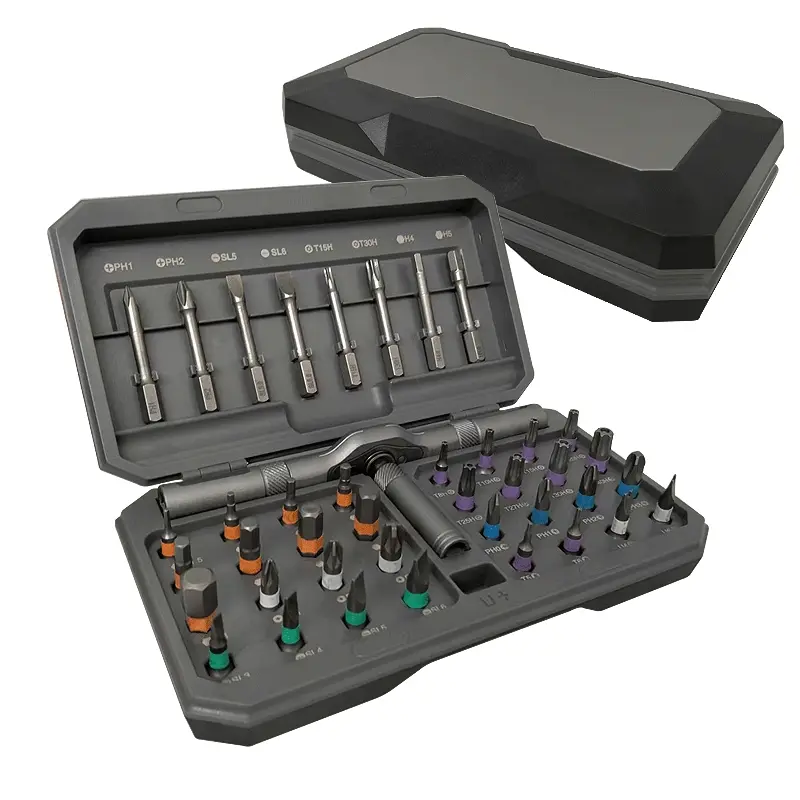 42-In-1 Precision Screwdriver Set, Multifunctional Screwdriver, Multipurpose Screwdriver with Detachable Ratchet Handle, Multi-Purpose DIY Repair Tool Kit for Computer, Phone, Watch, Glasses, Hex Shank Screwdriver, Hex Screwdrivers