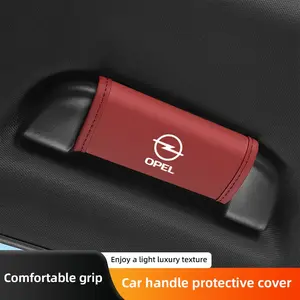 2Pcs Car Roof Handle Protective Cover Pull Gloves Interior Accessories For Opel Astra Grandland Corsa Mokka Frontera Insignia Zafira Vivaro Karl Combo Ampera Crossland Adam