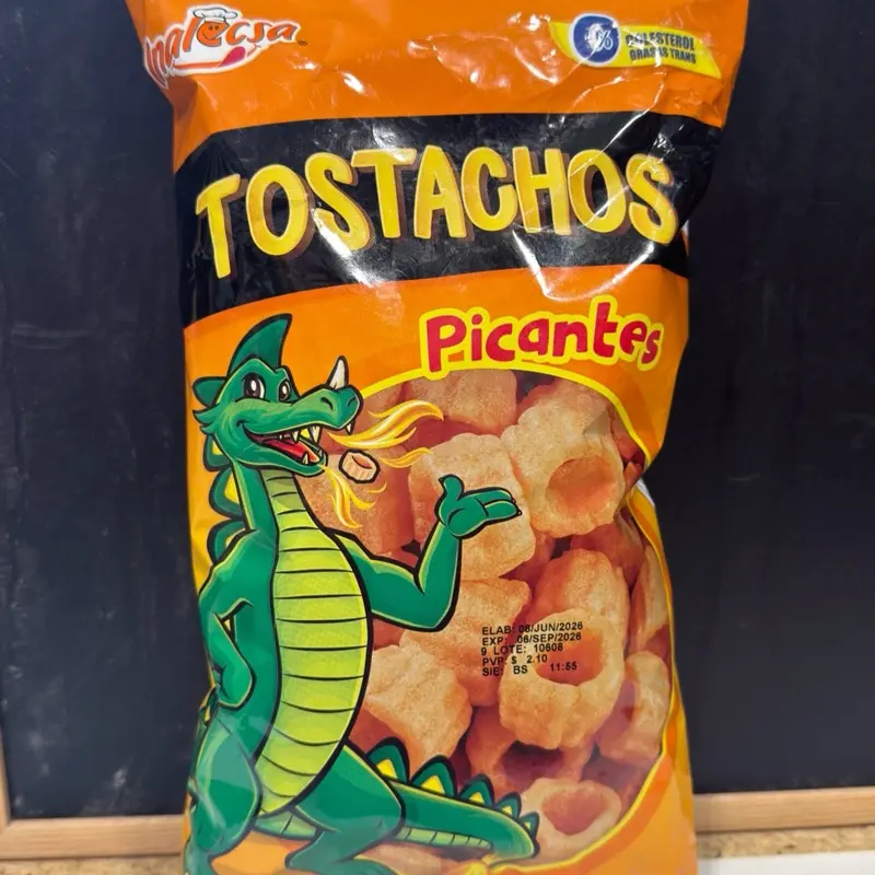 Inalecasa Spicy Tostachos Snack, 100g Savory Crunchy Treat