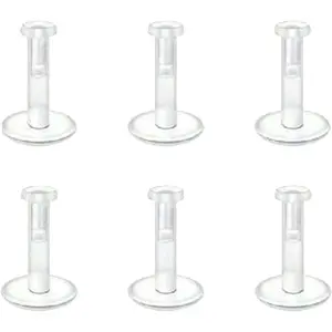 Clear Piercing  Clear Piercing Retainers Nose Rings  Button Ring Septum Eyebrow Lip Cartilage Tragus Earring Retainer Nose Piercing Kit  Piercing  for Women Men