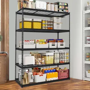 COZONY 5-Tier Heavy Duty Storage Shelves, 2500 LBS Capacity, Adjustable Metal Rack for Garage, Kitchen
