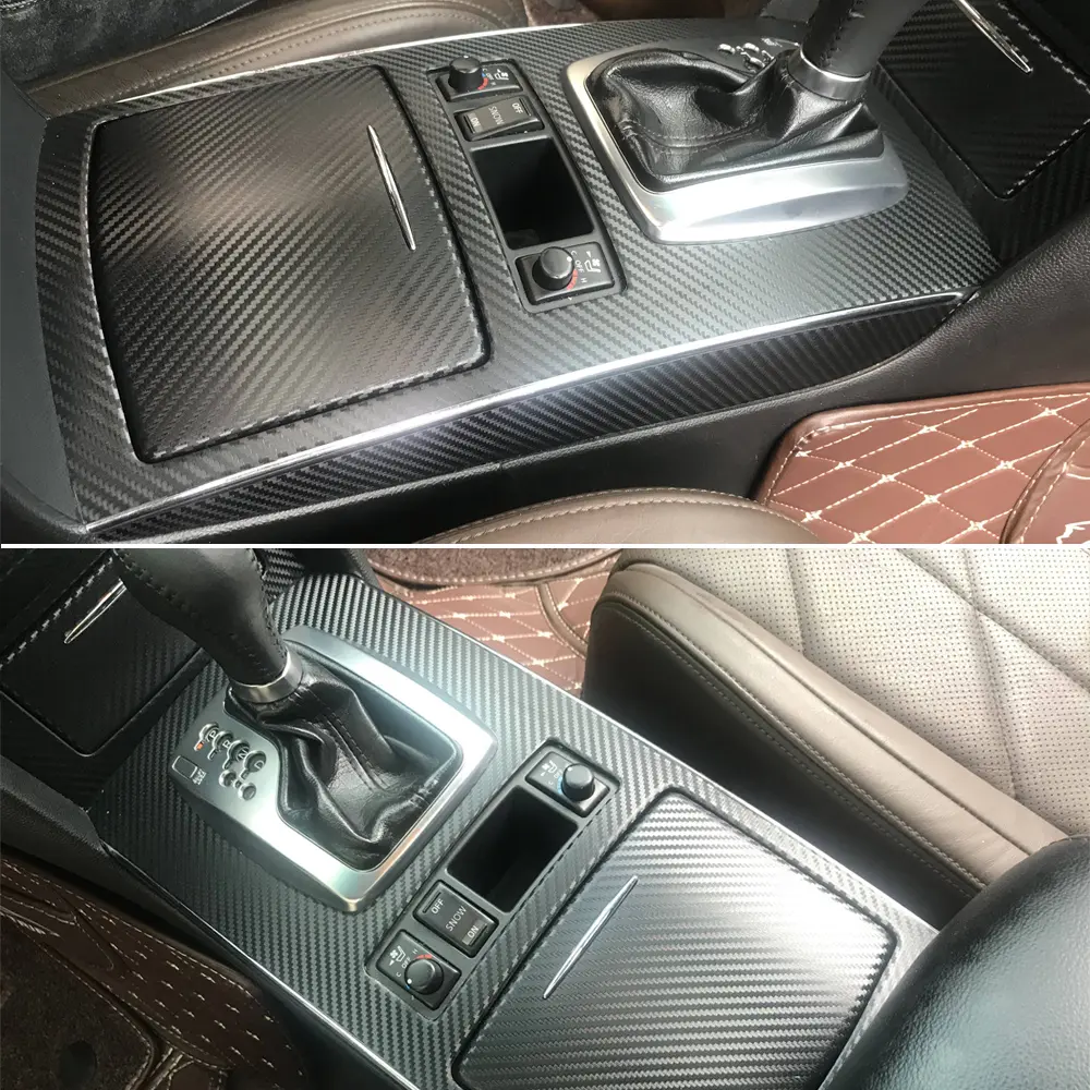 Carbon Fiber Car Interior Kit for Infiniti QX70, FX35, FX37 (2009-2016) - Dashboard Decorations, Accessories for Center Console, Gear, Air Door Handle, Lift Panel, Car Dashboard Decorations
