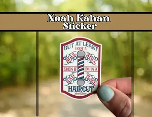 Haircut Song Lyric Sticker Noah Inspired Waterproof Vinyl Sticker Indie Folk Sad Music Aesthetic The Great Divide Last of the bugs