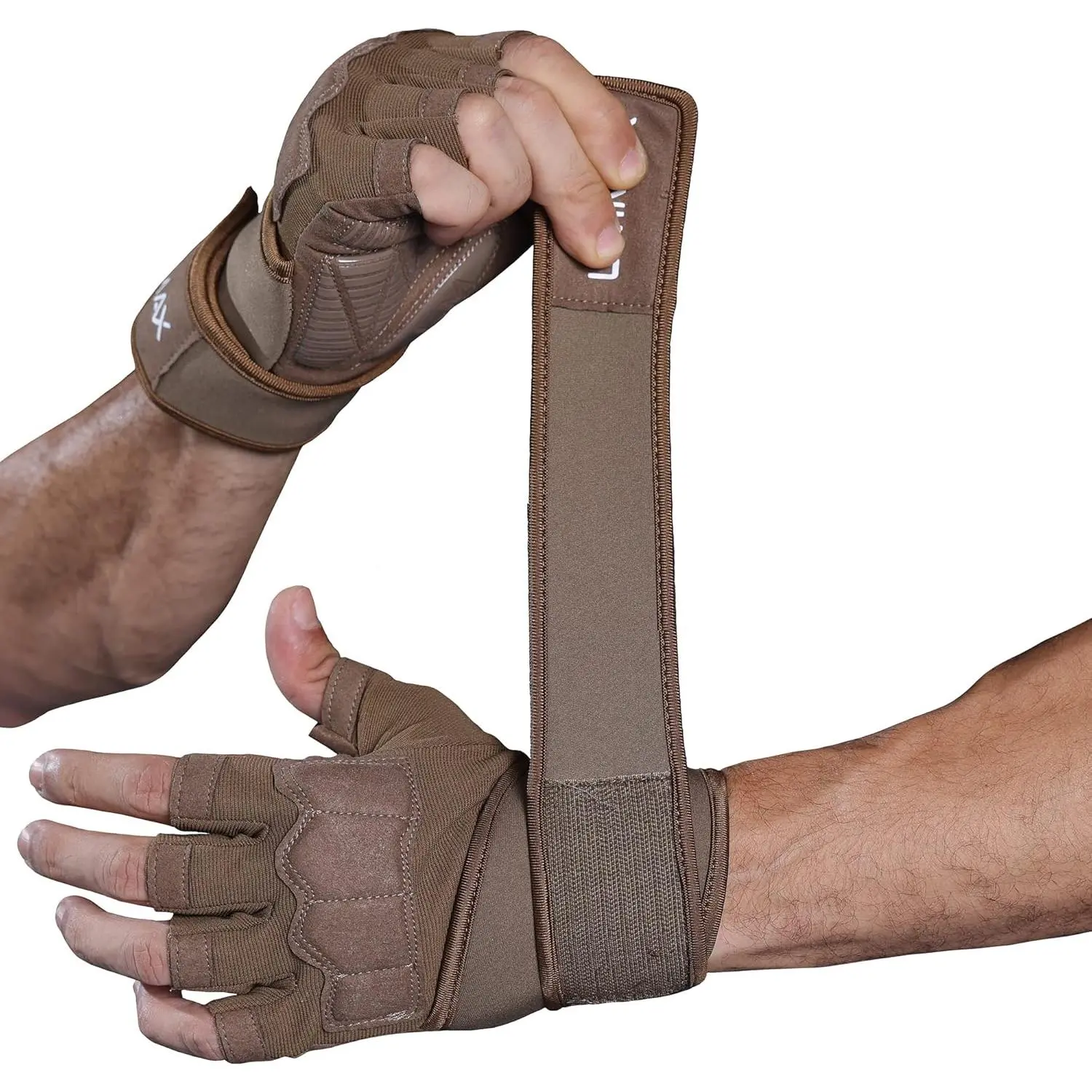 Workout Gloves for Men and Women Gym Weight Lifting Padded Gloves with Wrist Wrap Support, Full Palm Protection &  Grip, Cross , Fitness, Pull-up