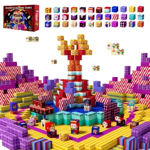 Magnetic Building Blocks 200/150/100 PCS | Circus-Themed Montessori STEM Sensory Toys | Spatial Reasoning & Stacking Cubes | Birthday Gifts for Boys Girls Ages 3+