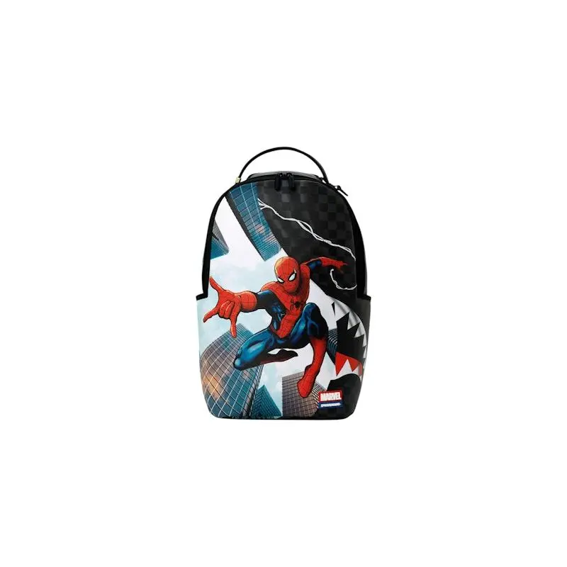 Sprayground Spiderman Official Collab Protect The City Backpack, from StockX Sprayground Spiderman Official Collab Protect The City Backpack, from StockX