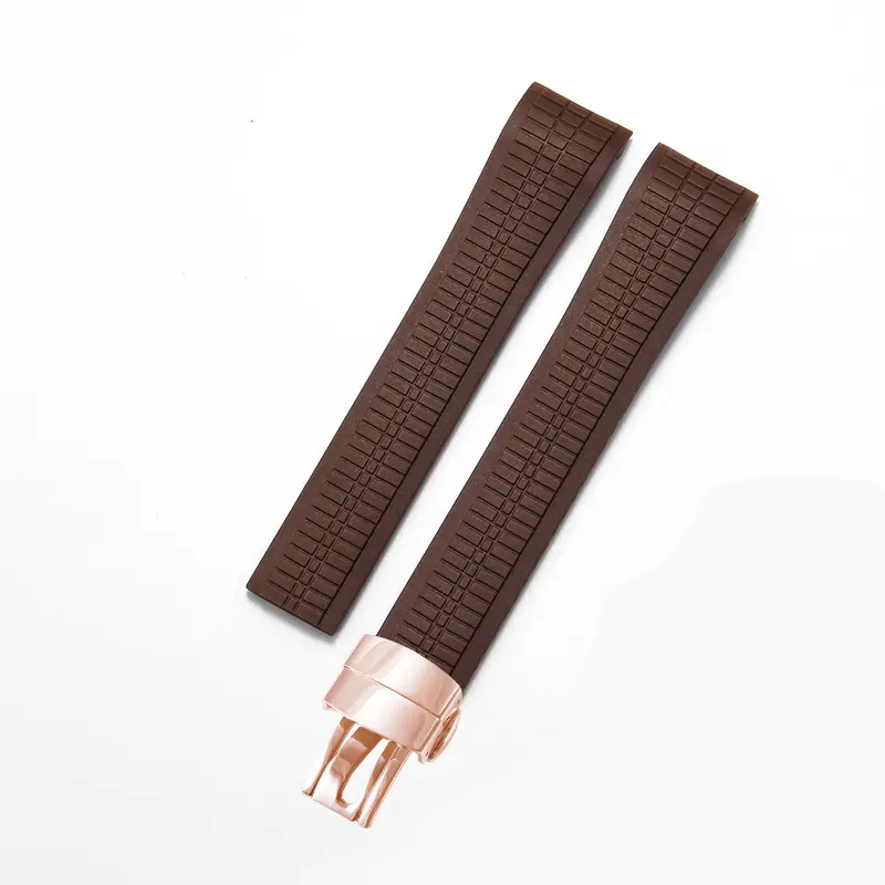 Brown rose-colored button-Z18