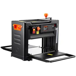 VEVOR Benchtop Thickness Planer, Dual Speed, 13" Wide Table, Equipped with Three Blades, 15-Amp 2000W Motor, Includes 12" Extended Input Table, Designed for Quiet Operation on Various Wood Types