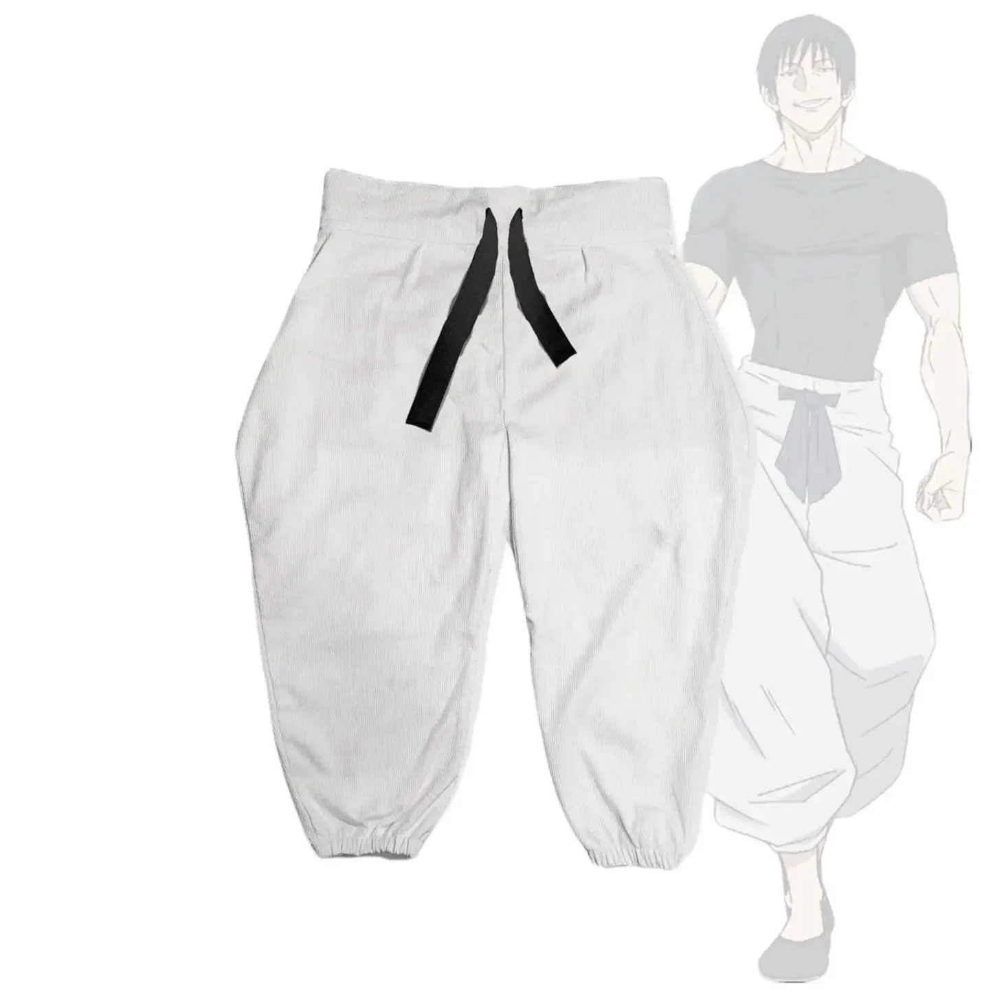 Men's Sports Sweatpants with Toji Anime Print, Quick Dry Menswear Trousers, Athletic Leggings for Outdoor & Cosplay, Toji Print