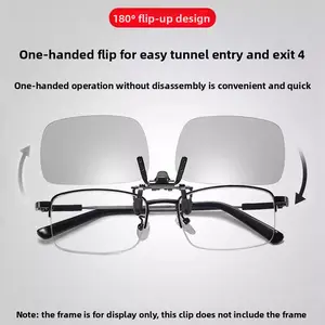 Special ultra-lightweight outdoor high-definition polarized clip-on sunglasses for myopia, UV protection, ultra-lightweight