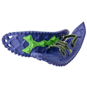 Crescent Moon Lightweight Luna Foam Snowshoes with Strong Velcro Bindings – Perfect for Hiking & Running, Rocker Platform for Enhanced Performance