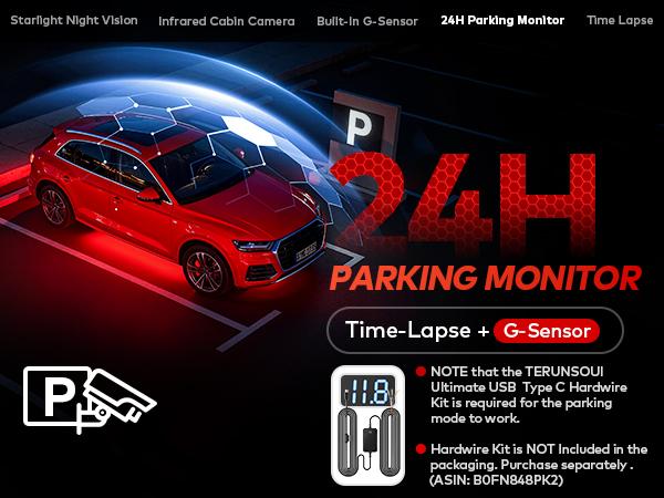 TERUNSOUL 4K Dual Dash Cam with Front-Rear Camera Options, Triple Camera Variant, GPS, 5GHz WiFi App Control, 128GB Card Included, Night Vision, 24H Parking Mode dashcam sohochic TERUNSOUL 4K Dual Dash Cam with Front-Rear Camera Options, Triple Camera Variant, GPS, 5GHz WiFi App Control, 128GB Card Included, Night Vision, 24H Parking Mode dashcam sohochic