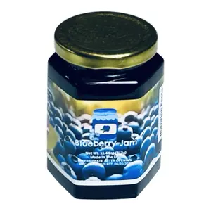 A&J Jamming Kitchen Delicious Blueberry Jam - Natural Sweet Snack with Fiber & Antioxidants - Reduced Sugar Content - Perfect for Any Occasion Flavor Taffy