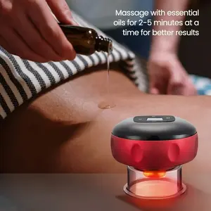 Smart Cupping Therapy Massager 7-In-1 Light Therapy Set, Dual Mode Pain Relief, Muscle Soreness, Skin Tightening, 12 Suction Levels