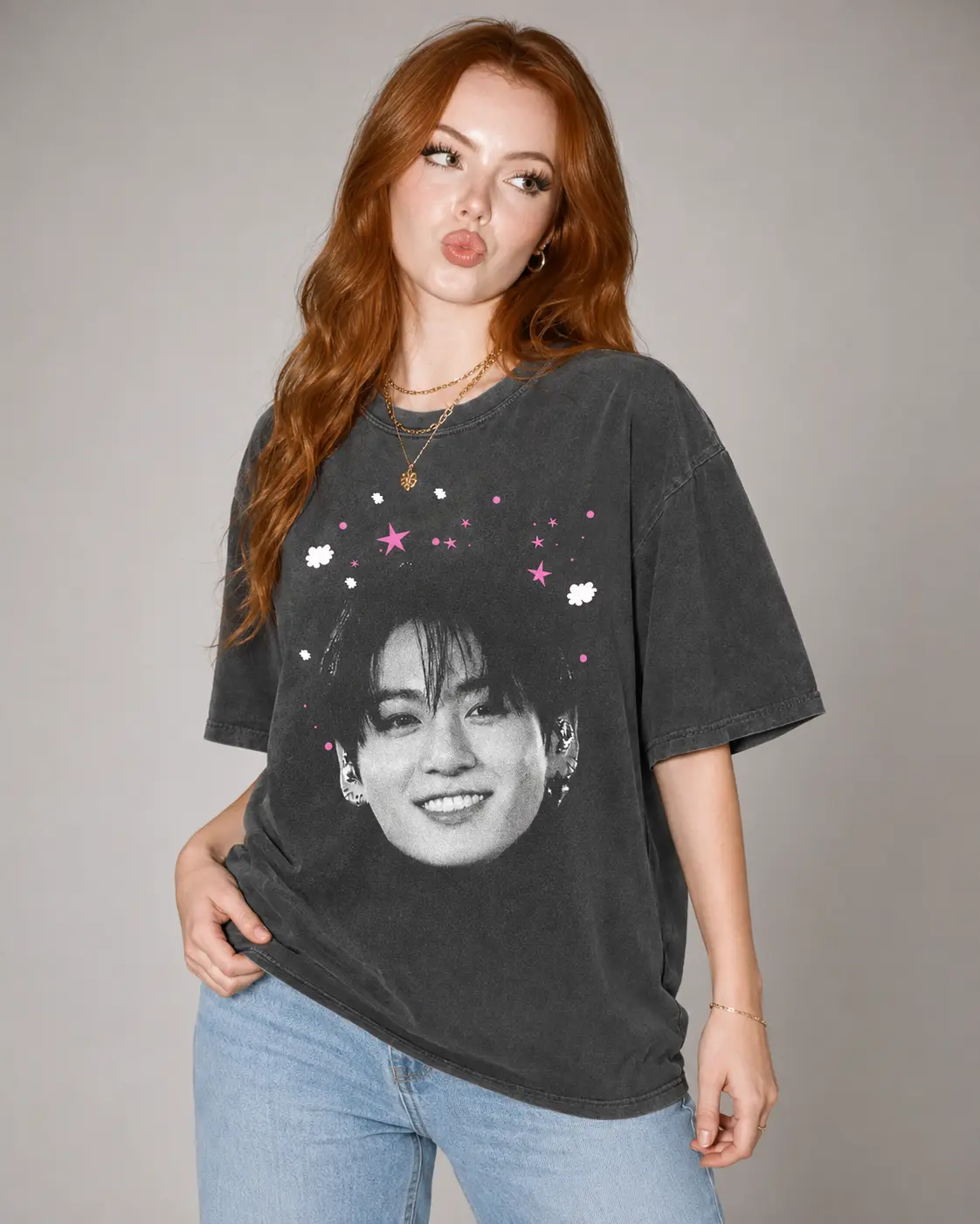 Youth and Adult Jungkook Graphic Tee - Kpop Idol Merch, Concert 2026 Shirt, Comeback 2026 Merch, KPOP Fan Concert Gift, Retro Sports Streetwear Shirt, Unisex Soft Cotton Fan Gift