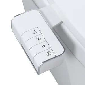 Hibbent Bidet Attachment for Toilet, Non-Electric Dual Nozzle for Frontal & Rear Wash, Adjustable Water Pressure Control, Fresh Water Bidet Toilet Seat, Self Cleaning Water Sprayer