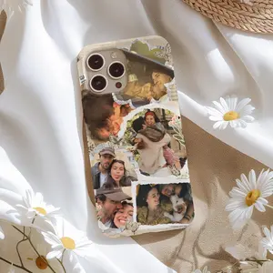 Personalized Custom Picture Collage phone case, Custom phone case with Photo, Photo collage iPhone, Customizable Phone cover Couples Photos