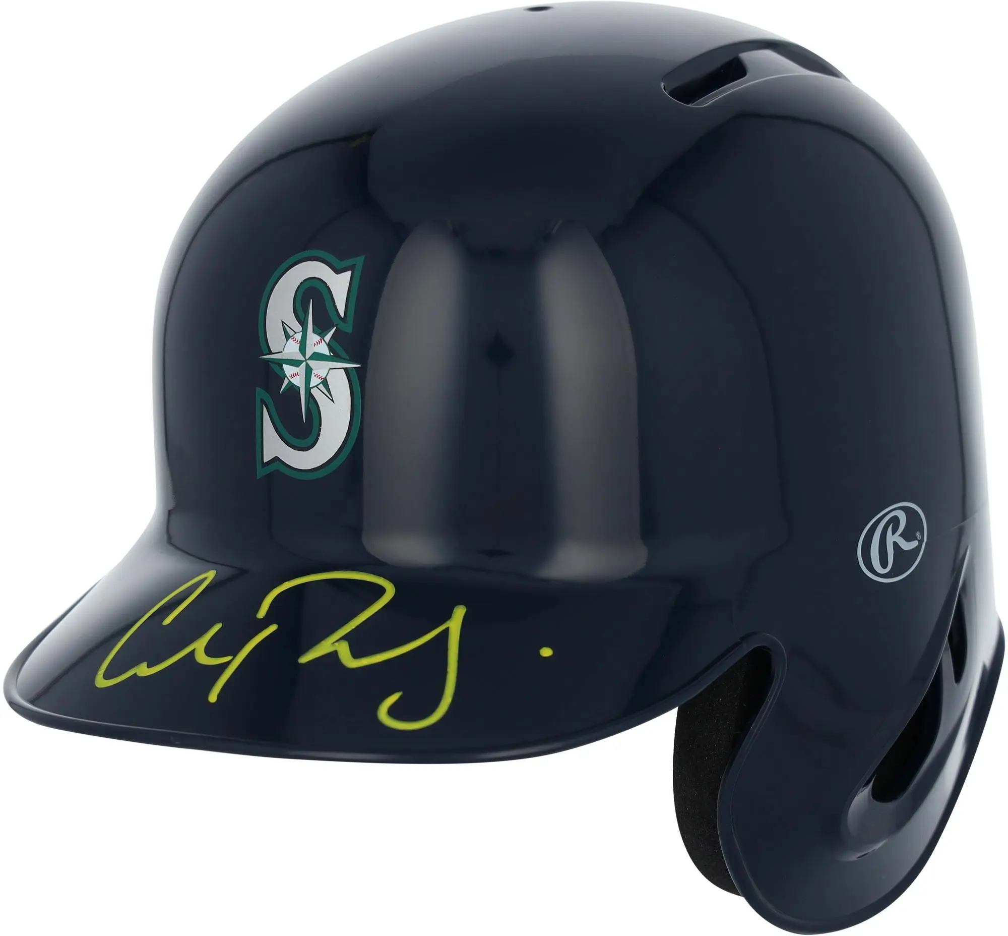 Cal Raleigh Seattle Mariners Autographed Mini Batting Helmet - Fanatics Authentic Certified
