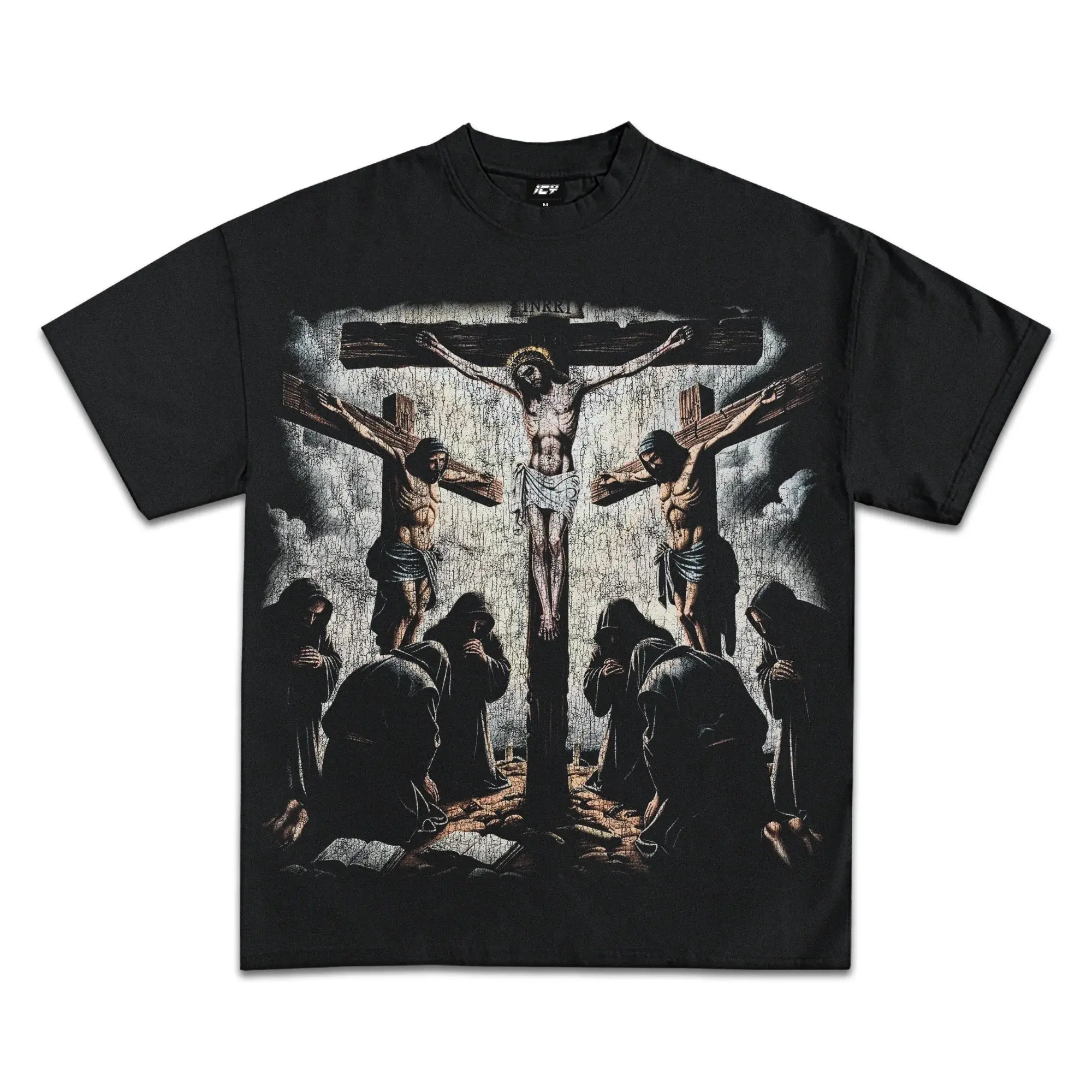 Saint Graphic T-Shirt, Unisex Graphic T-Shirt, Printed Cotton Tee, Relaxed Fit Shirt, Y2K Streetwear Shirt, Graphic Tee, Everyday Aesthetic Outfit