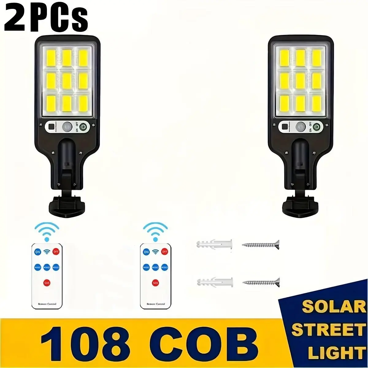2Pcs(108COB)