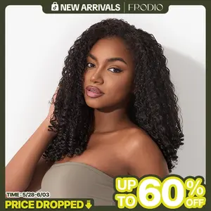 Frodio Veralux™ Blend Human Hair Burmese Curly 3-in-1 Half Wig Spiral Ends #summervibes