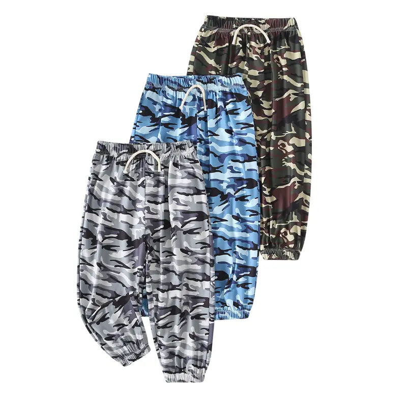 3-piece #SummerVibes boy spring and summer camouflage design trendy boy overalls boy casual fashion Joker overalls Outfits Set Camo Print Set