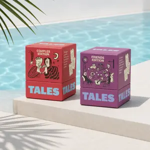 TALES Friends & Couples Night Bundle – Party Conversation Starter Card Game for Laughs, Real Talks & Unforgettable Game Nights Premium Quality Game Cards for Amazing Friends and Couples Dates ideas