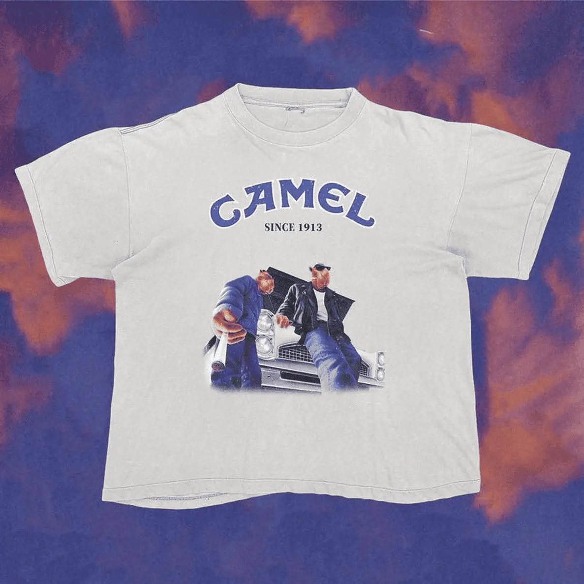 Vintage Camel tshirt 2000s clothing Y2k Vintage Graphic T-Shirt joe camel tshirt 90s Style shirt Tee for Life Cotton Soft