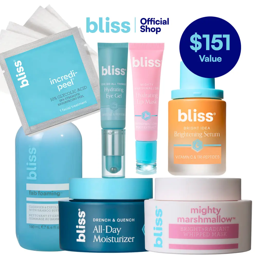 The Full Bliss Shelfie Skincare Set