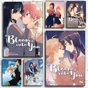 PIKPAKA anime b-bloom into you Painting Calligraphy Waterproof & Scratch-Resistant Canvas Art - Premium Oil Painting Style Wall Decor for Living Room, Bedroom, Kitchen & Café, Perfect Holiday & Party Gift