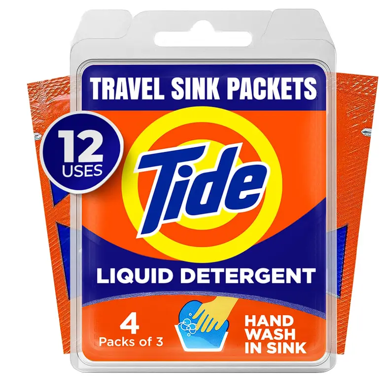 Tide Travel Sink Packets, 4 Packs of 3