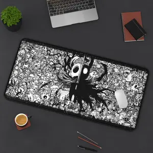 Hollow Knight Characters Desk Mat, High-Quality Desk Mat, Silksong Merch, Gaming Desk Mat, Long Mouse Pad, Unique Gift for Gamers