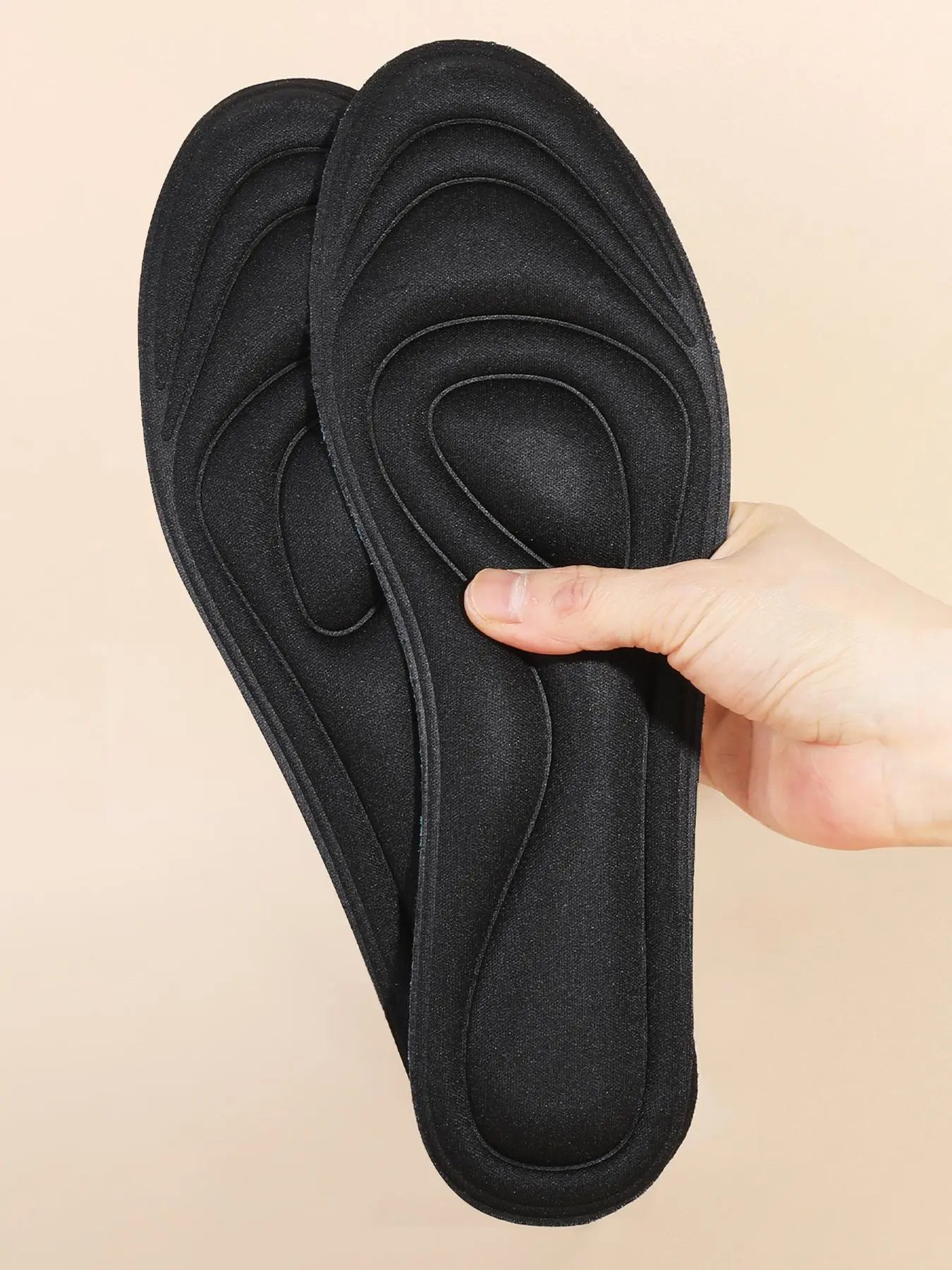 1 Pair Women's Soft Foam Memory Insoles, Comfortable Non-Slip Sports Cushion Insoles, High Heel Sports Shoe Insoles, Foot Pads, Soft Cushioned Insole