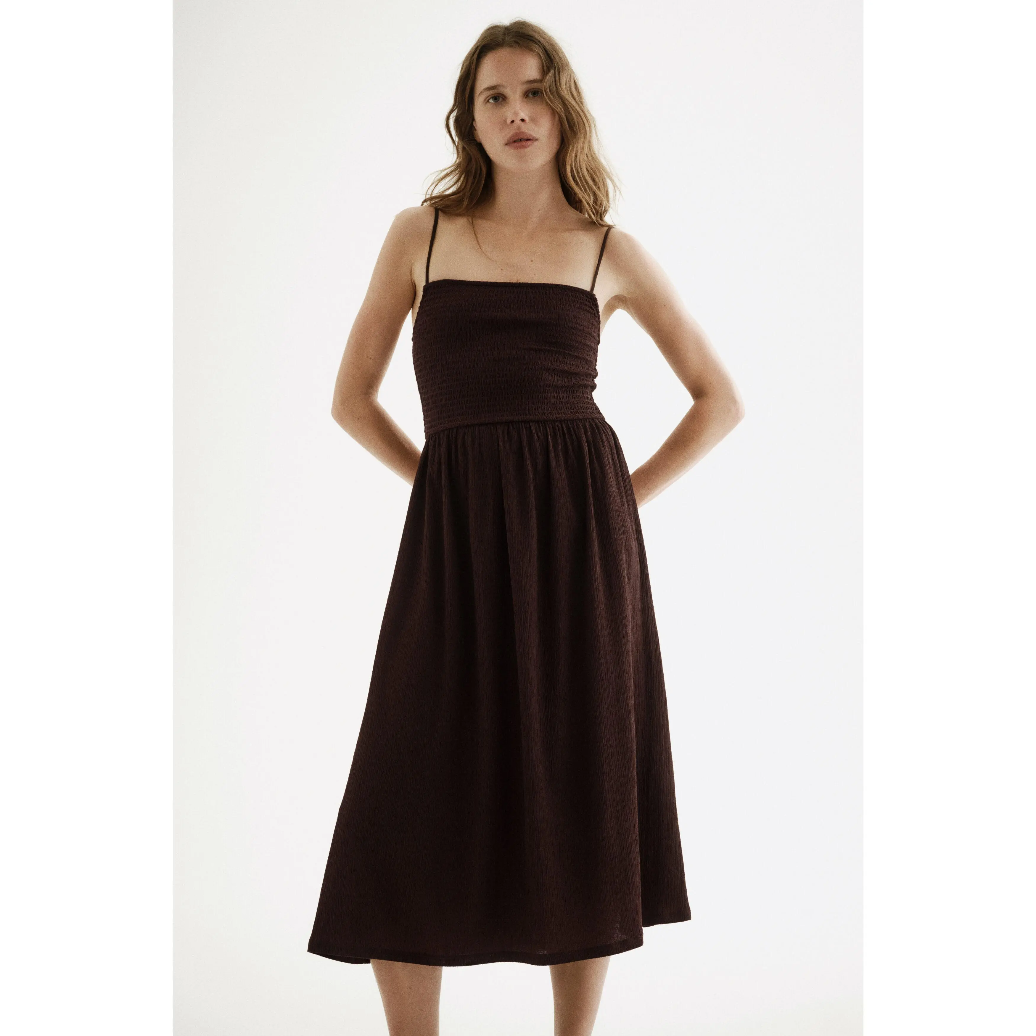 H&M Smocked strappy dress