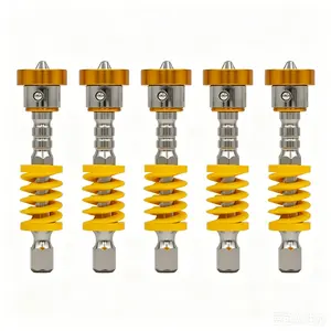 Pack Of 5 Magnetic Spring Loaded Screwdriver Bit Quickly Release Spring Mechanism For Electric Drills Power Tool fathersdaygift