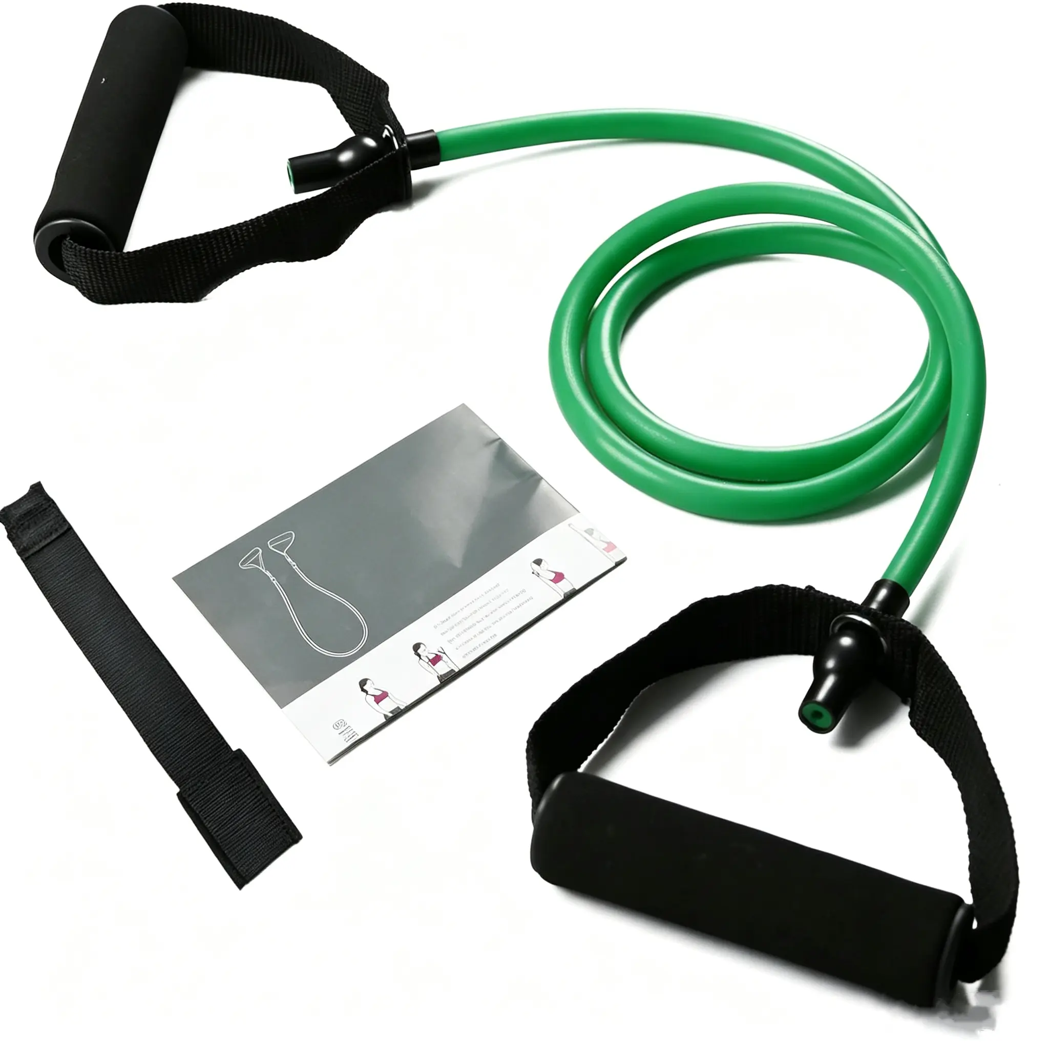 Resistance Bands with Handles, Exercise Bands with Handles, Door Anchor | Physical Therapy & Rehab, Home Workout Pilates Yoga, Non-Slip Handles, Portable Travel, TPE